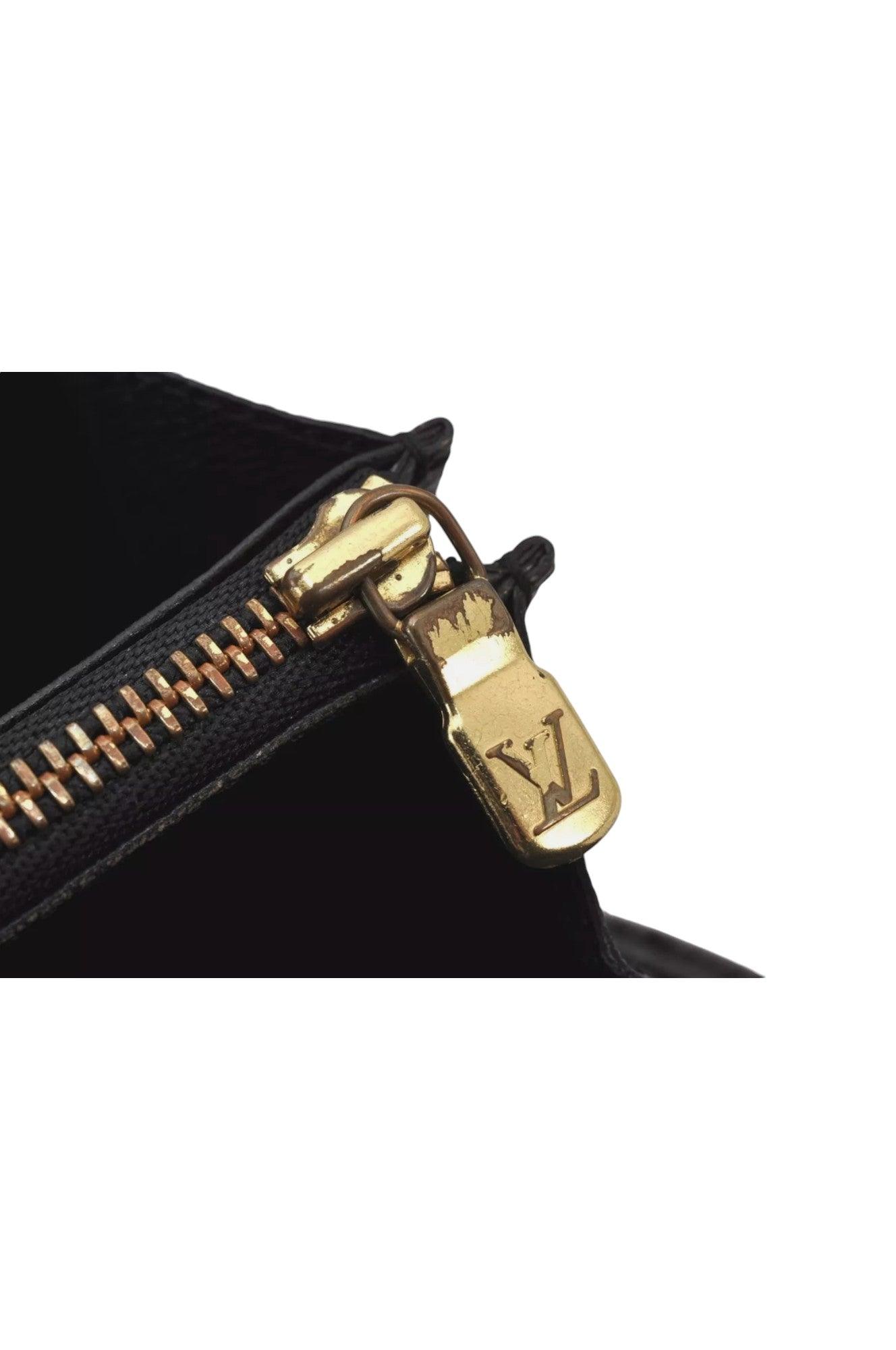 Louis Vuitton Epi Pochette Porte Monnaie Credit Wallet M63572 Black 8020K - Velora