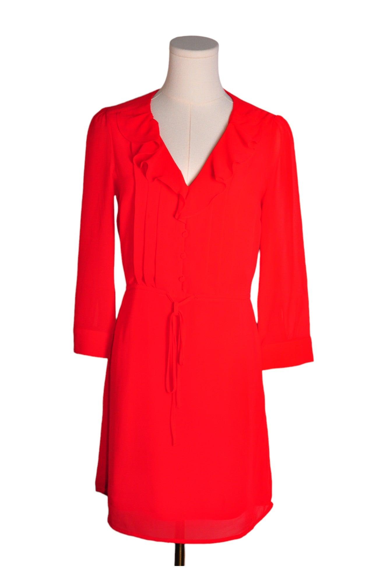 H&M Women Wrap Dresses Regular fit in Red - 4 - Velora