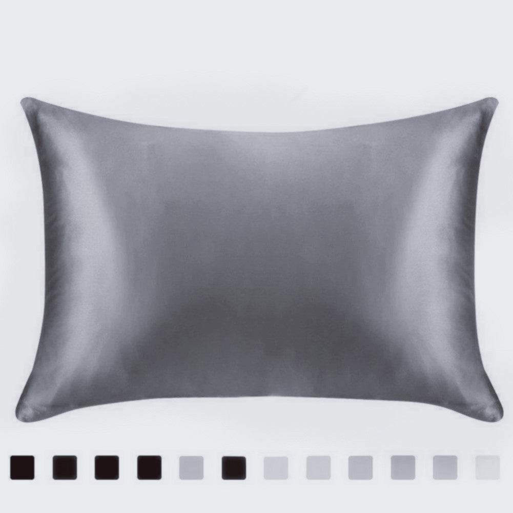Pillowcase Satin Solid Color Simulation Silk Single Pillowcase Ice Silk Pillowcase - Velora