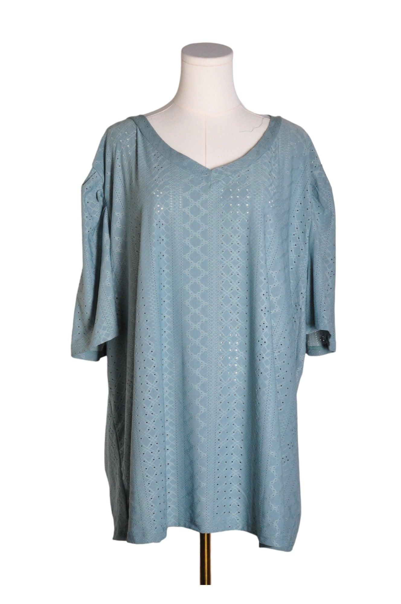 SHEIN Women Blouses Regular fit in Green - 5XL - Velora