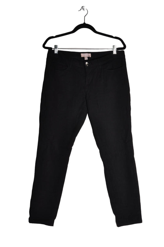 BANANA REPUBLIC Women Work Pants Regular fit in Black - 10 - Velora