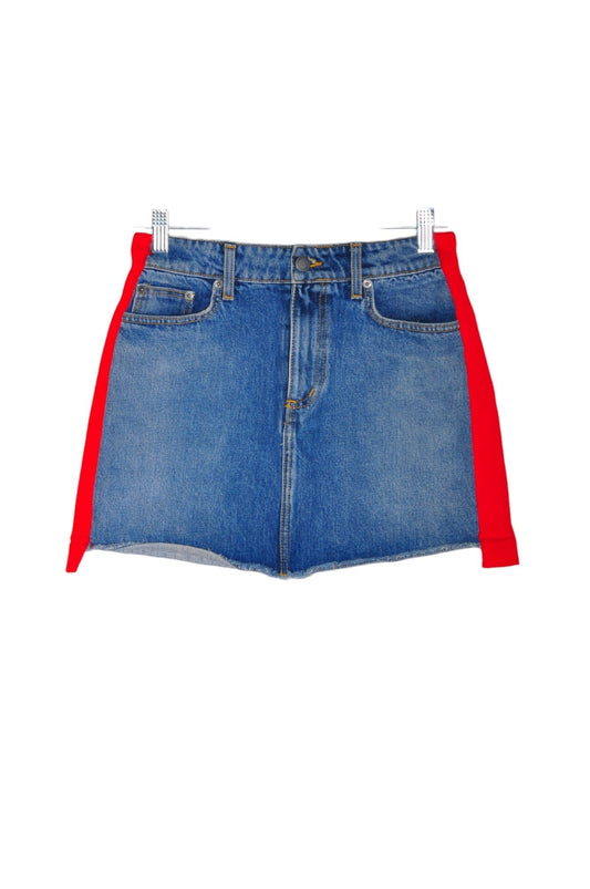 KARMAR Women Denim Skirts Regular fit in Blue - 27 - Velora