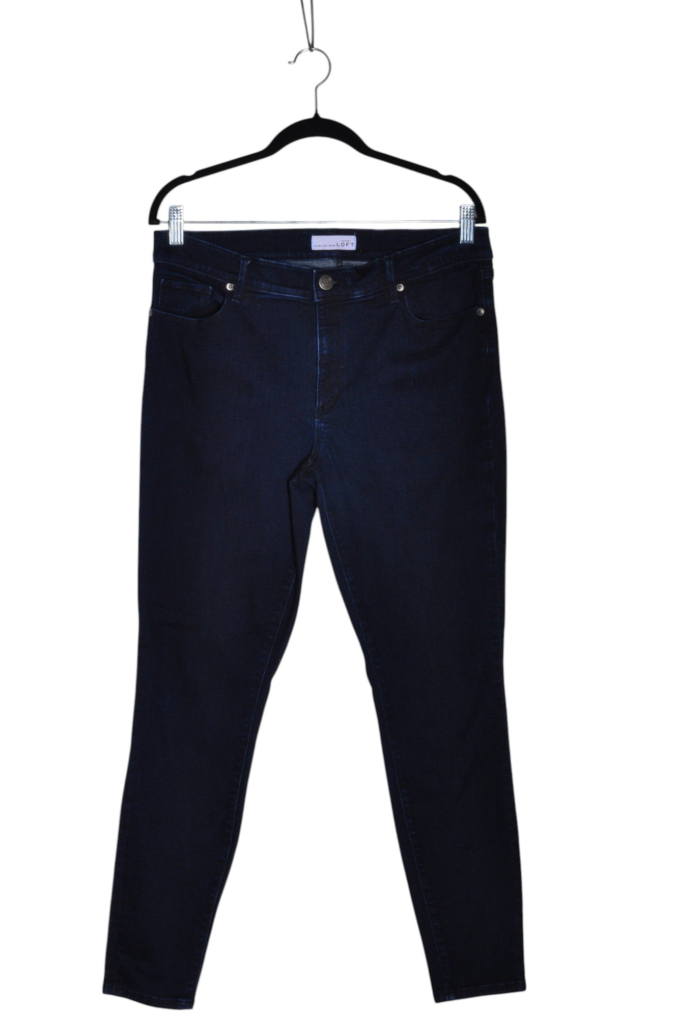 LOFT Women Skinny Jeans Regular fit in Blue - 31 - Velora