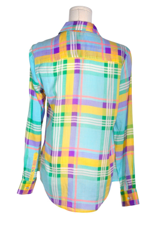 UNBRANDED Women Button Down Tops Regular fit in Green - S - Velora