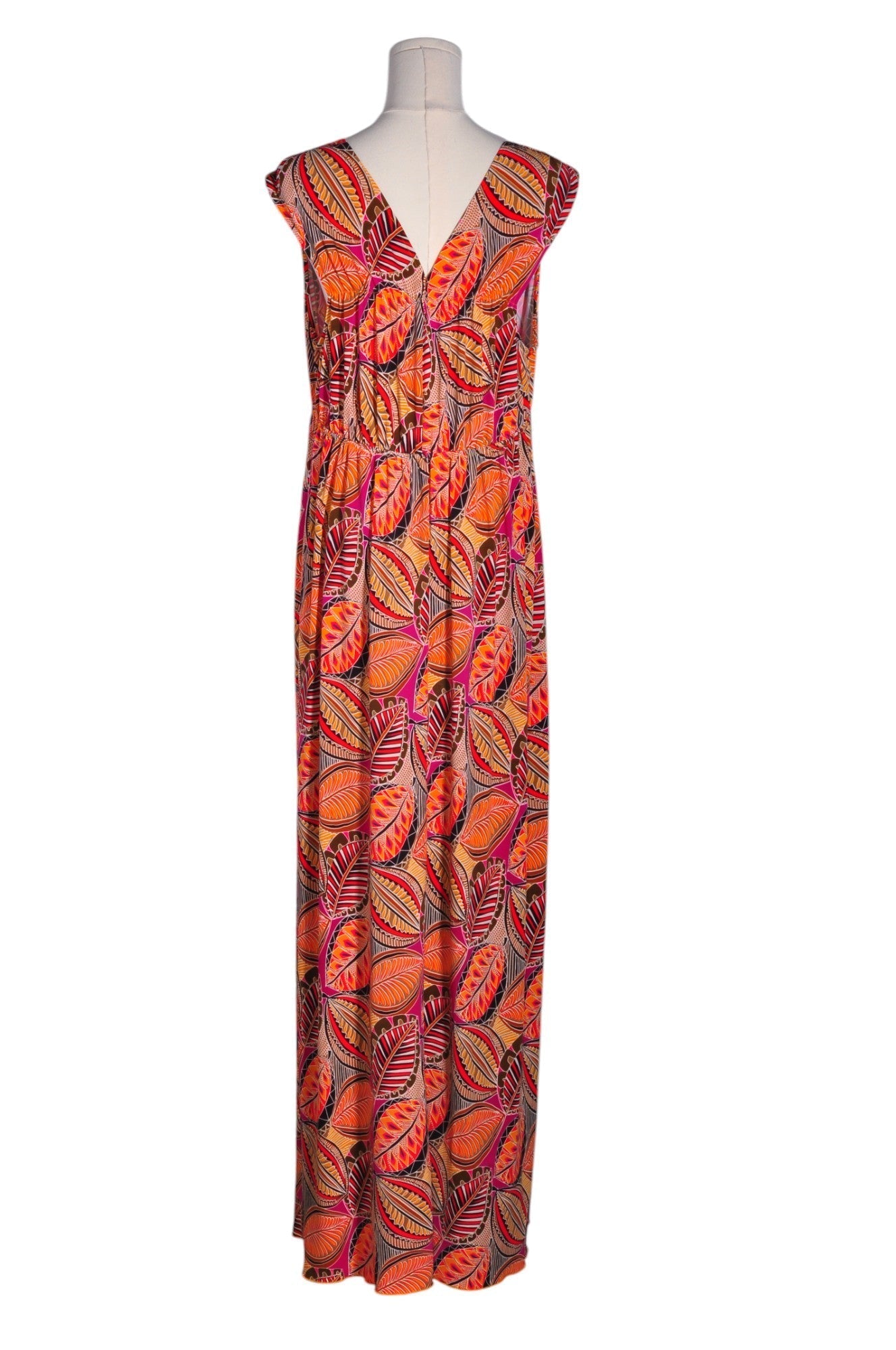 TRIBAL Women Maxi Dresses Regular fit in Orange - L - Velora