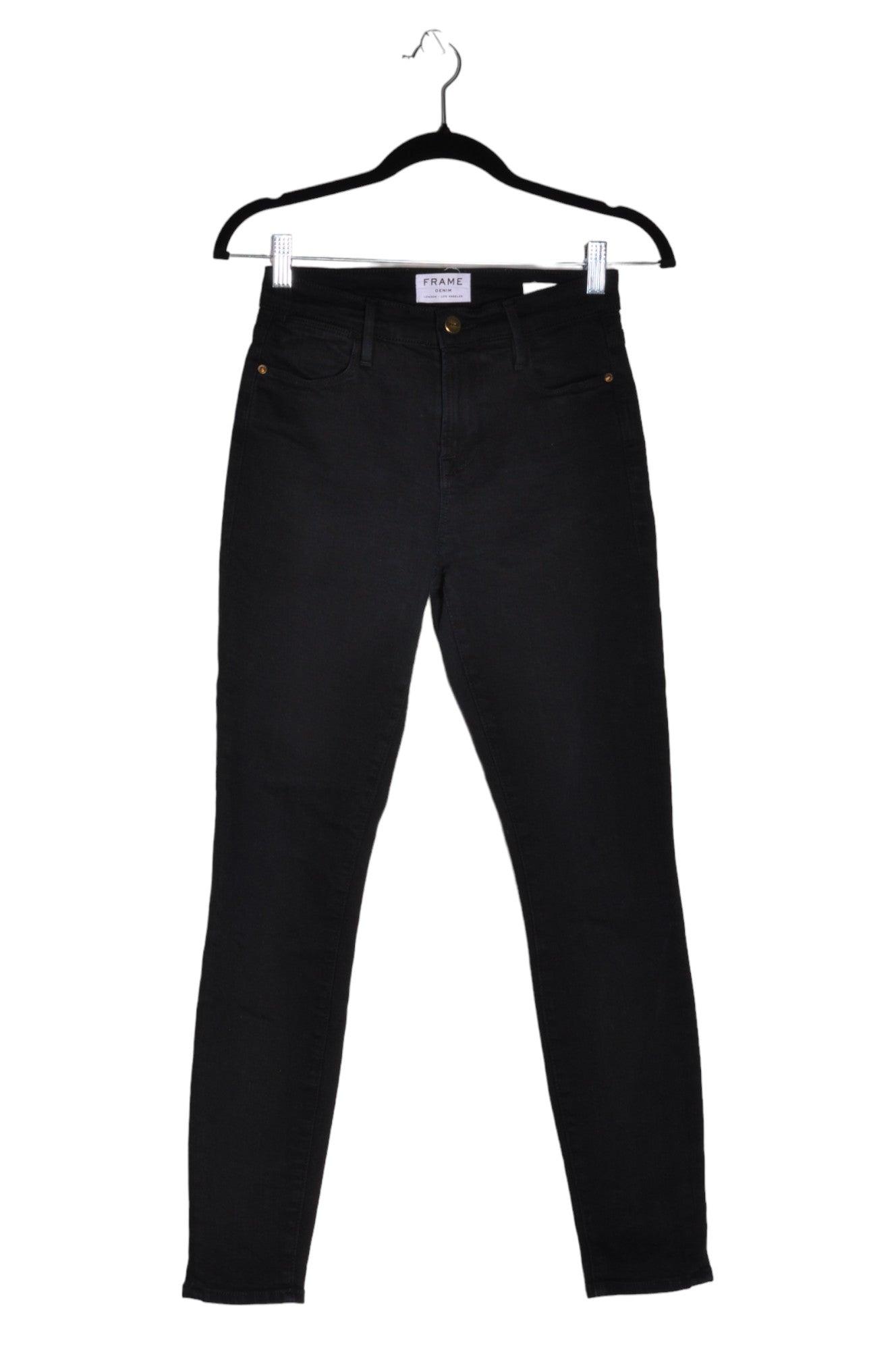 FRAME DENIM Women Straight-Legged Jeans Regular fit in Black - 25 - Velora