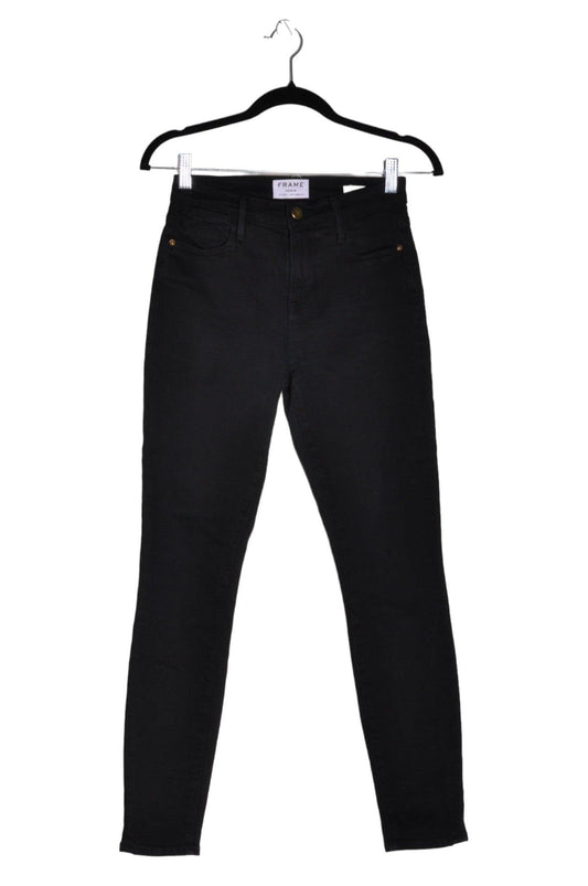 FRAME DENIM Women Straight-Legged Jeans Regular fit in Black - 25 - Velora