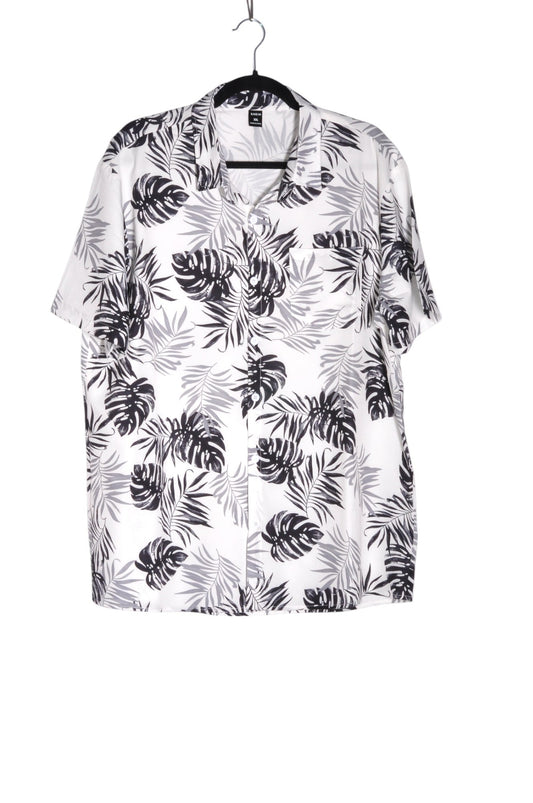 SHEIN Men Button Down Tops Regular fit in White - 2XL Koop