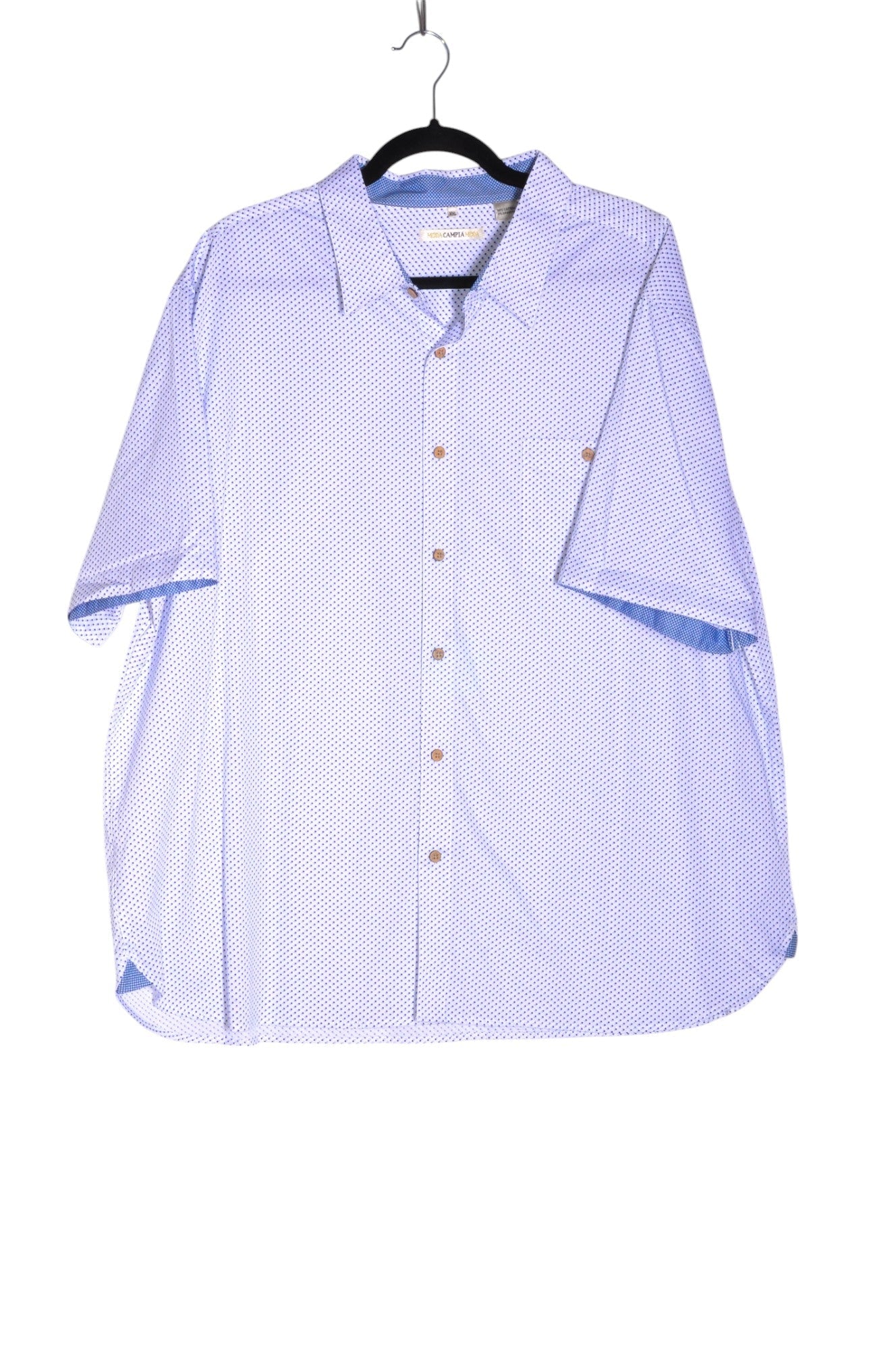 CAMPIA MODA Men Button Down Tops Regular fit in Blue - 2XL - Velora
