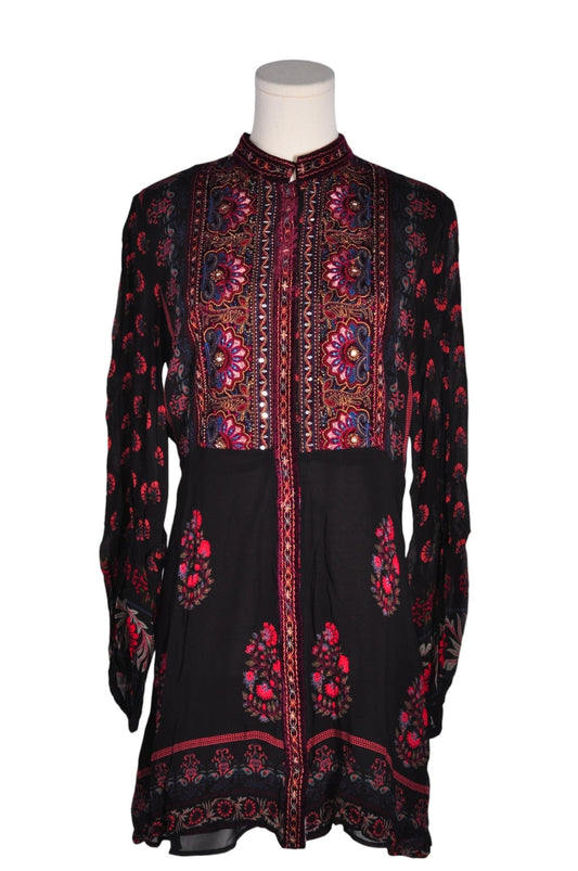 ZARA Women Midi Dresses Regular fit in Red - M - Velora