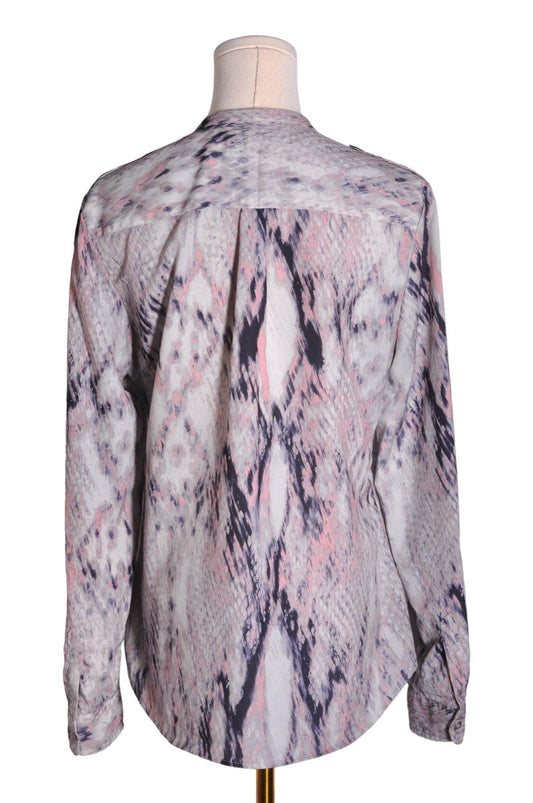 CALVIN KLEIN Women Button Down Tops Regular fit in Gray - M - Velora