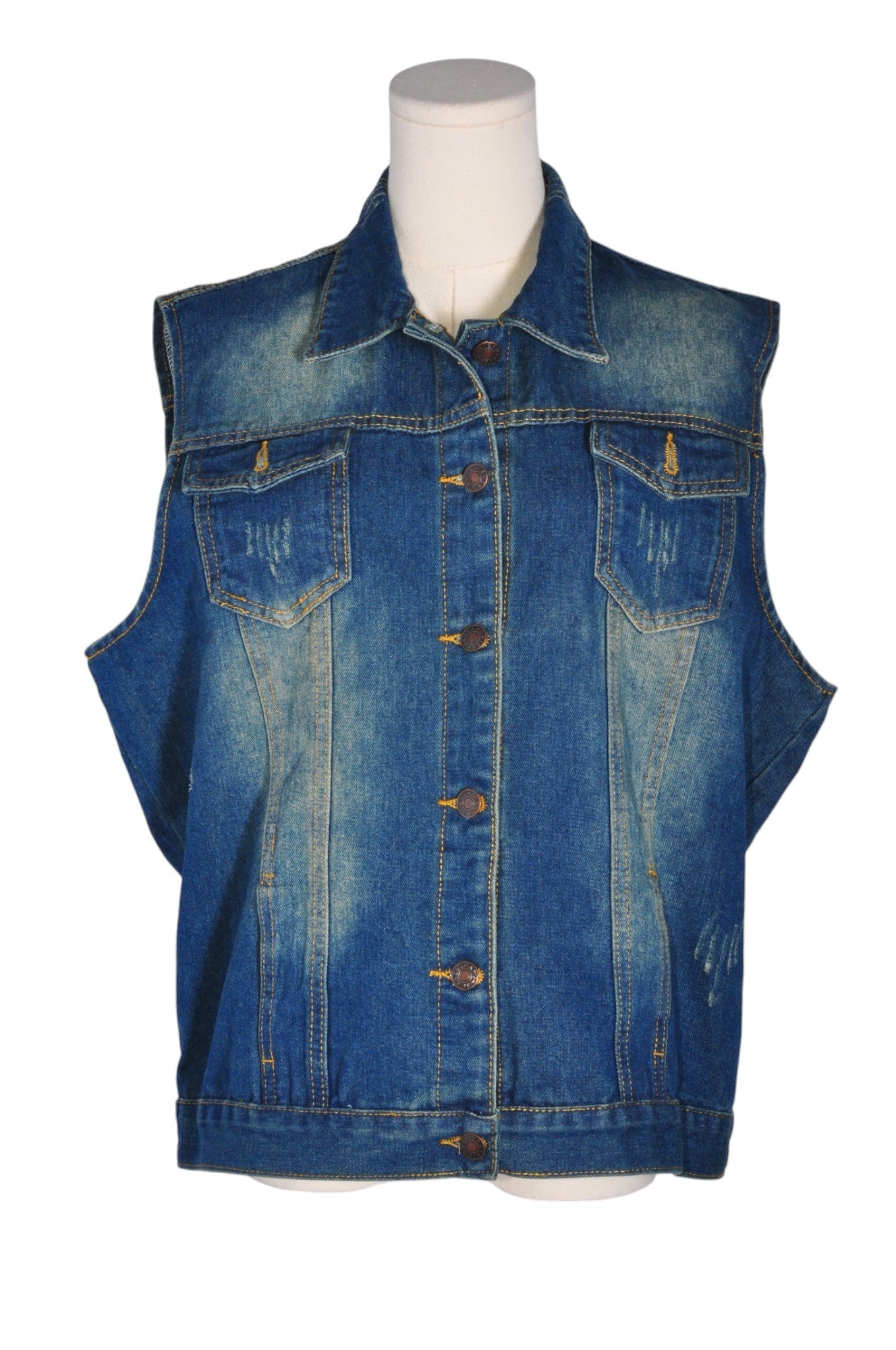 UNBRANDED Women Denim Jackets Regular fit in Blue - S - Velora