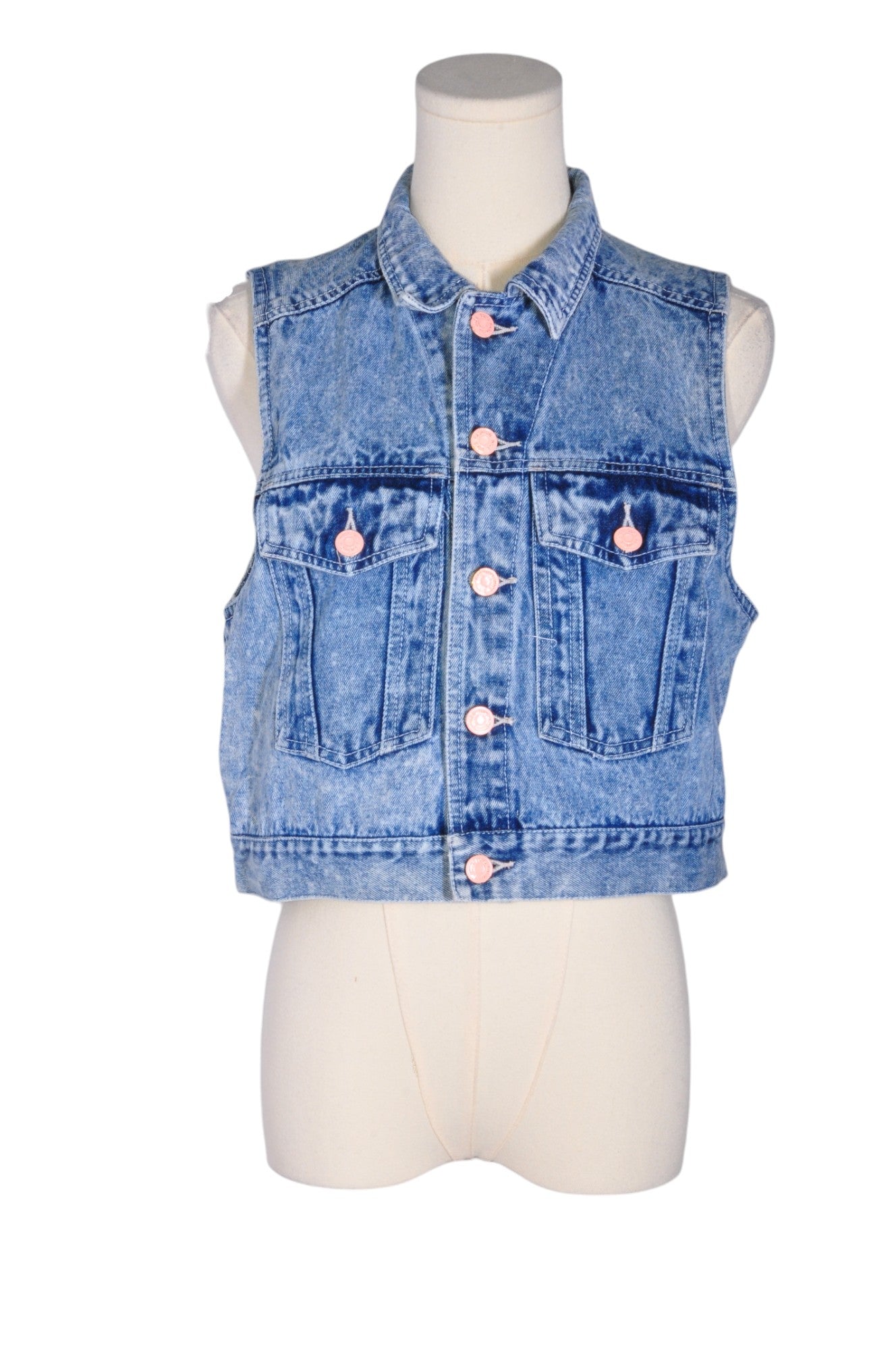 UNBRANDED Women Denim Tops Regular fit in Blue - S - Velora