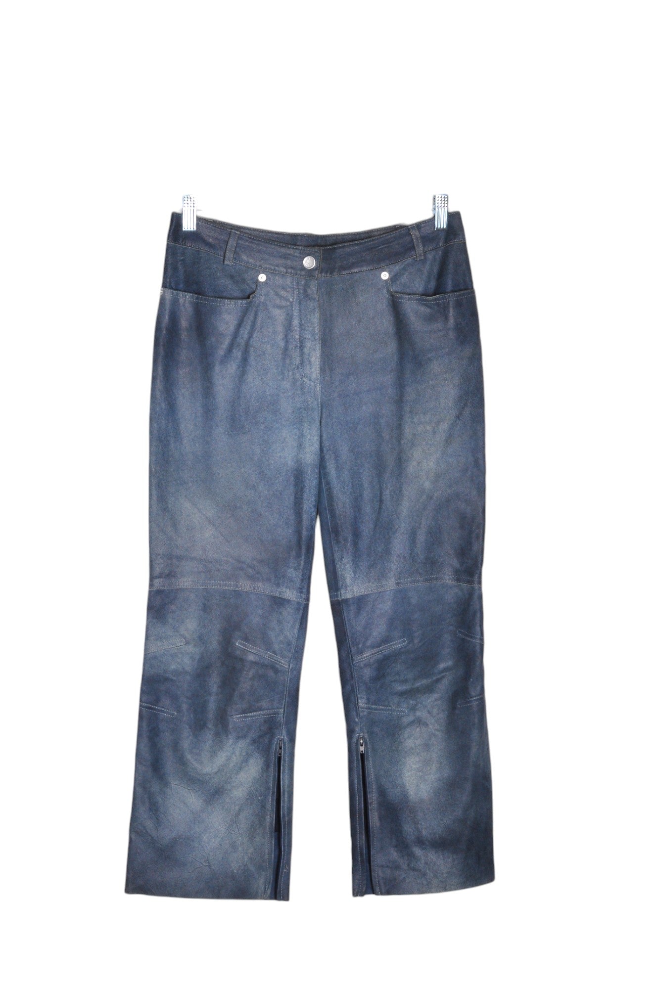 MARC CAIN Women Work Pants Regular fit in Blue - 3 - Velora