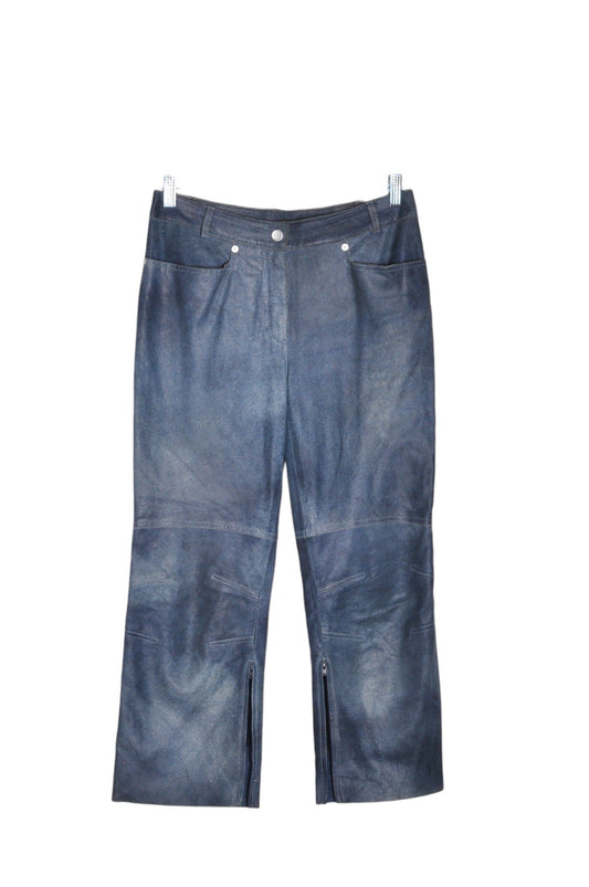 MARC CAIN Women Work Pants Regular fit in Blue - 3 - Velora