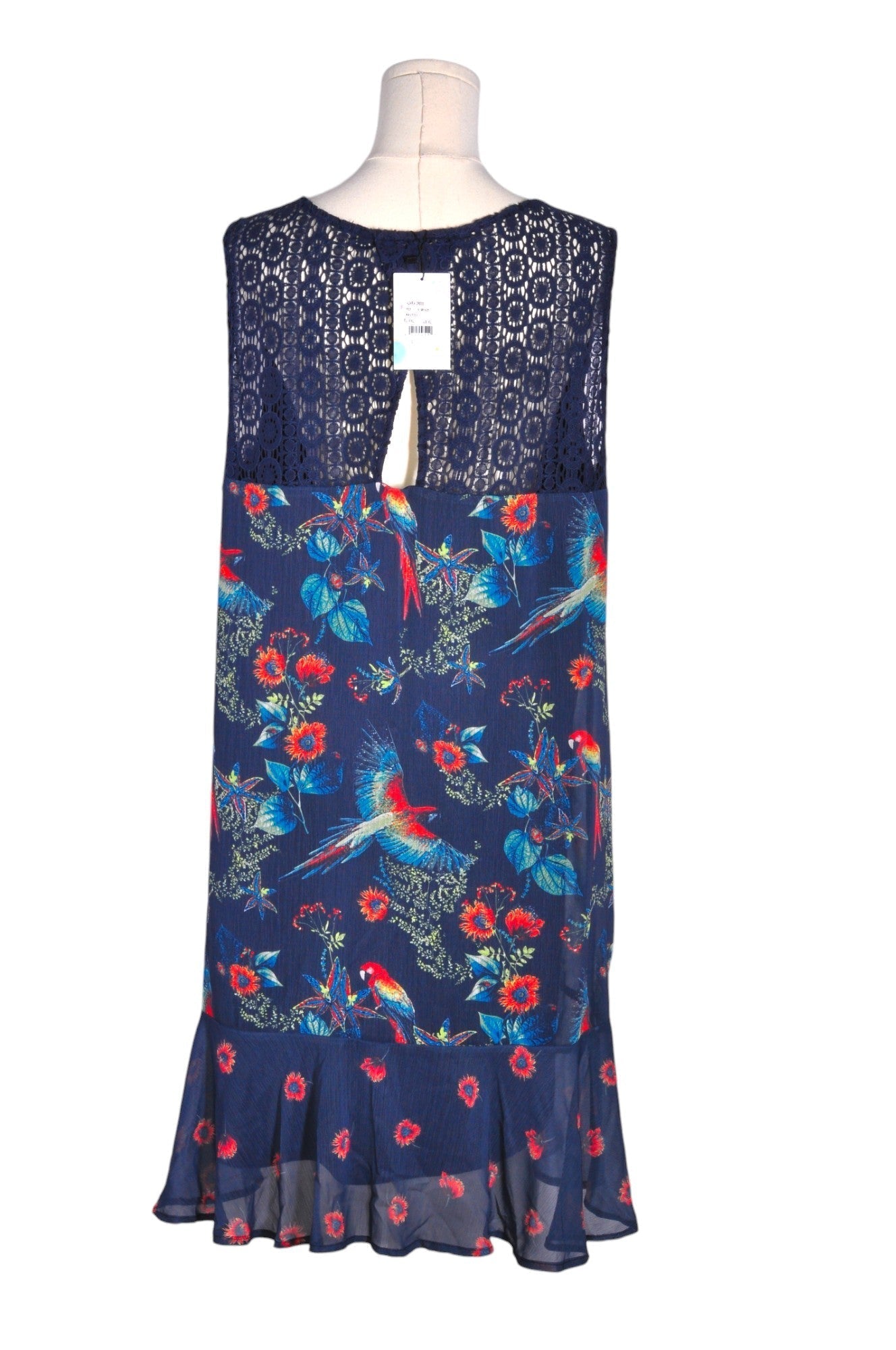 SMASH Women Drop Waist Dresses Regular fit in Blue - XL - Velora