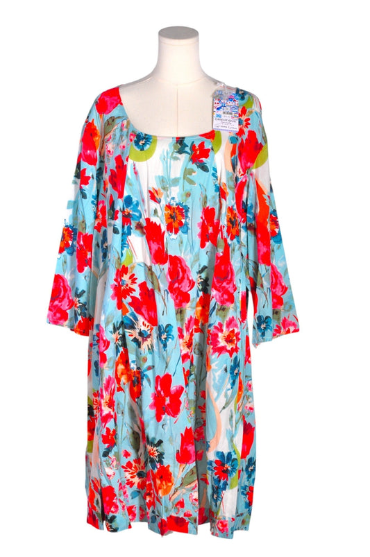 ORIENTIQUE Women Drop Waist Dresses Regular fit in Blue - XL - Velora