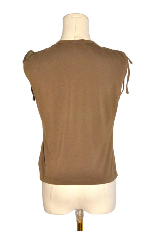 GUESS Women Crop Tops Regular fit in Brown - M - Velora