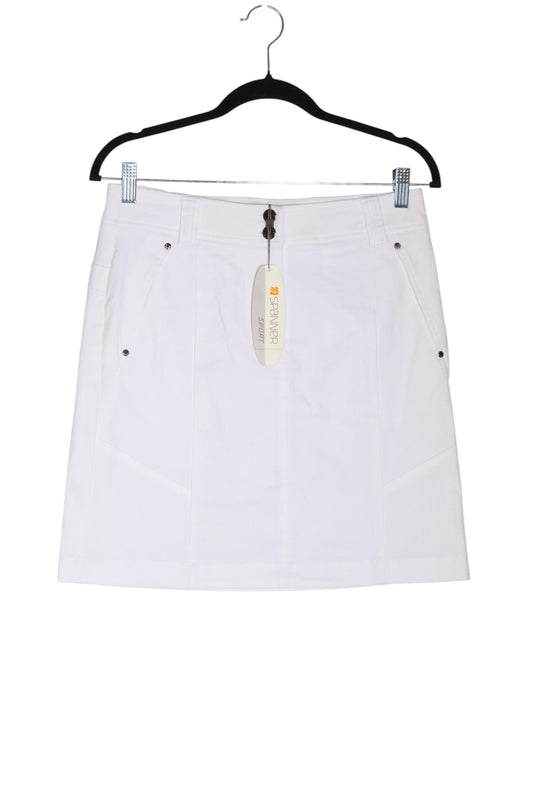 SPANNER Women A-Line Skirts Regular fit in White - 2 - Velora