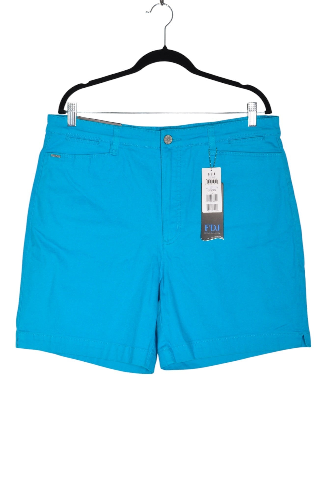 FDJ Women Classic Shorts Regular fit in Blue - 16 - Velora