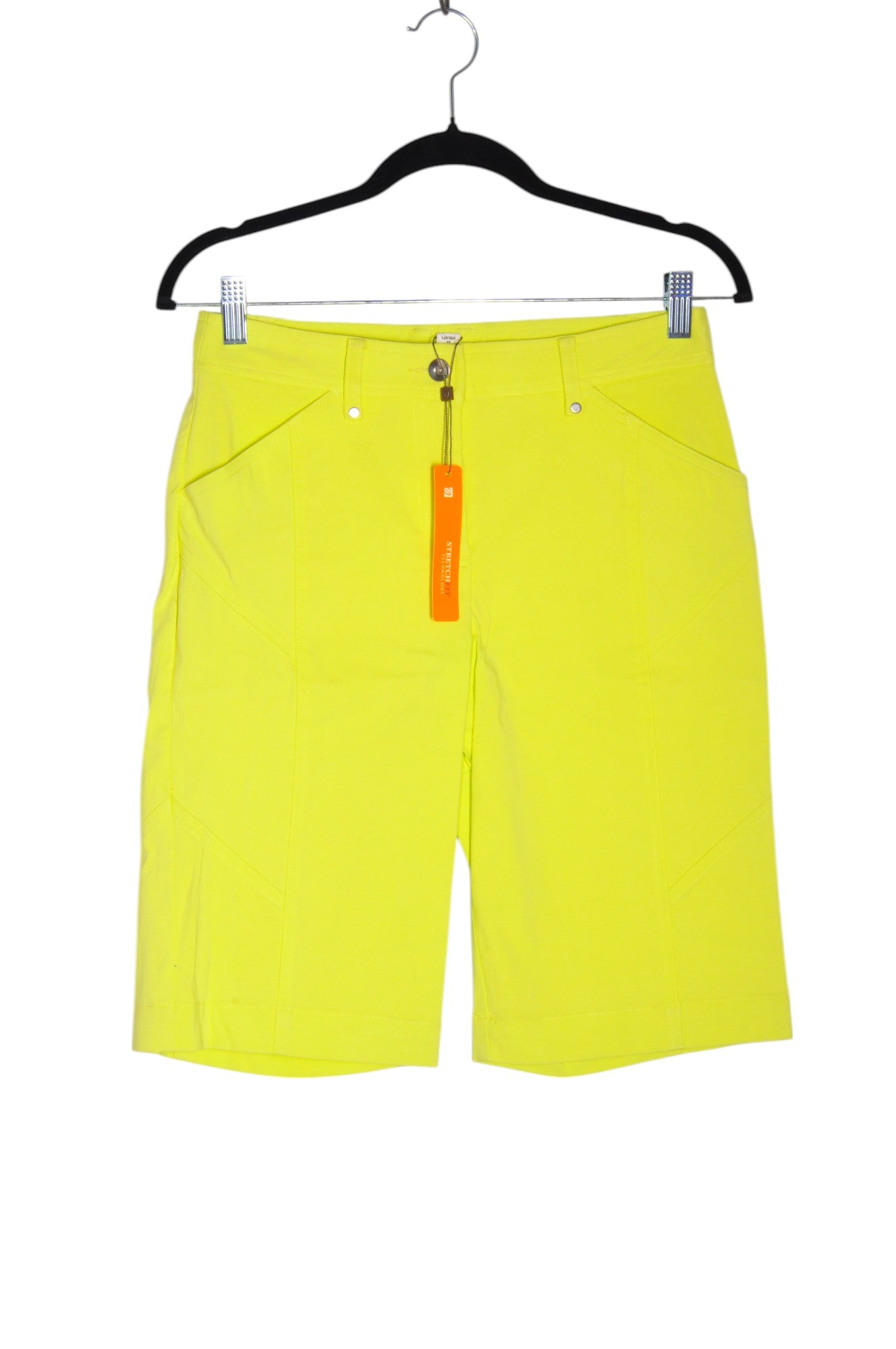 INSPIRED STYLE Women Classic Shorts Regular fit in Yellow - 4 - Velora