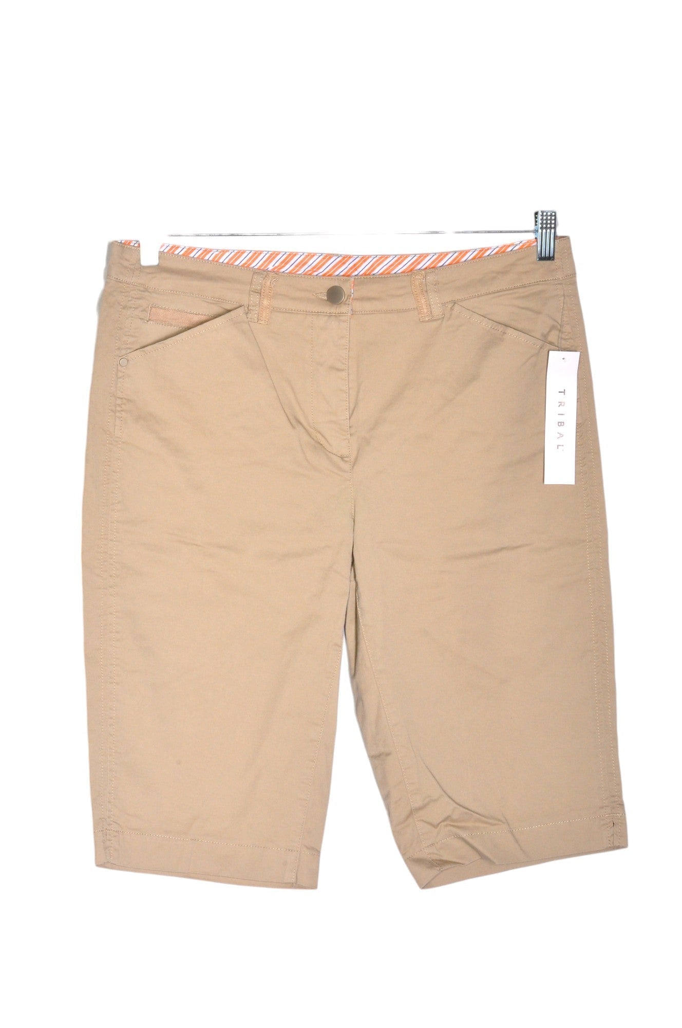 TRIBAL Women Classic Shorts Regular fit in Beige - 10, 12 - Velora