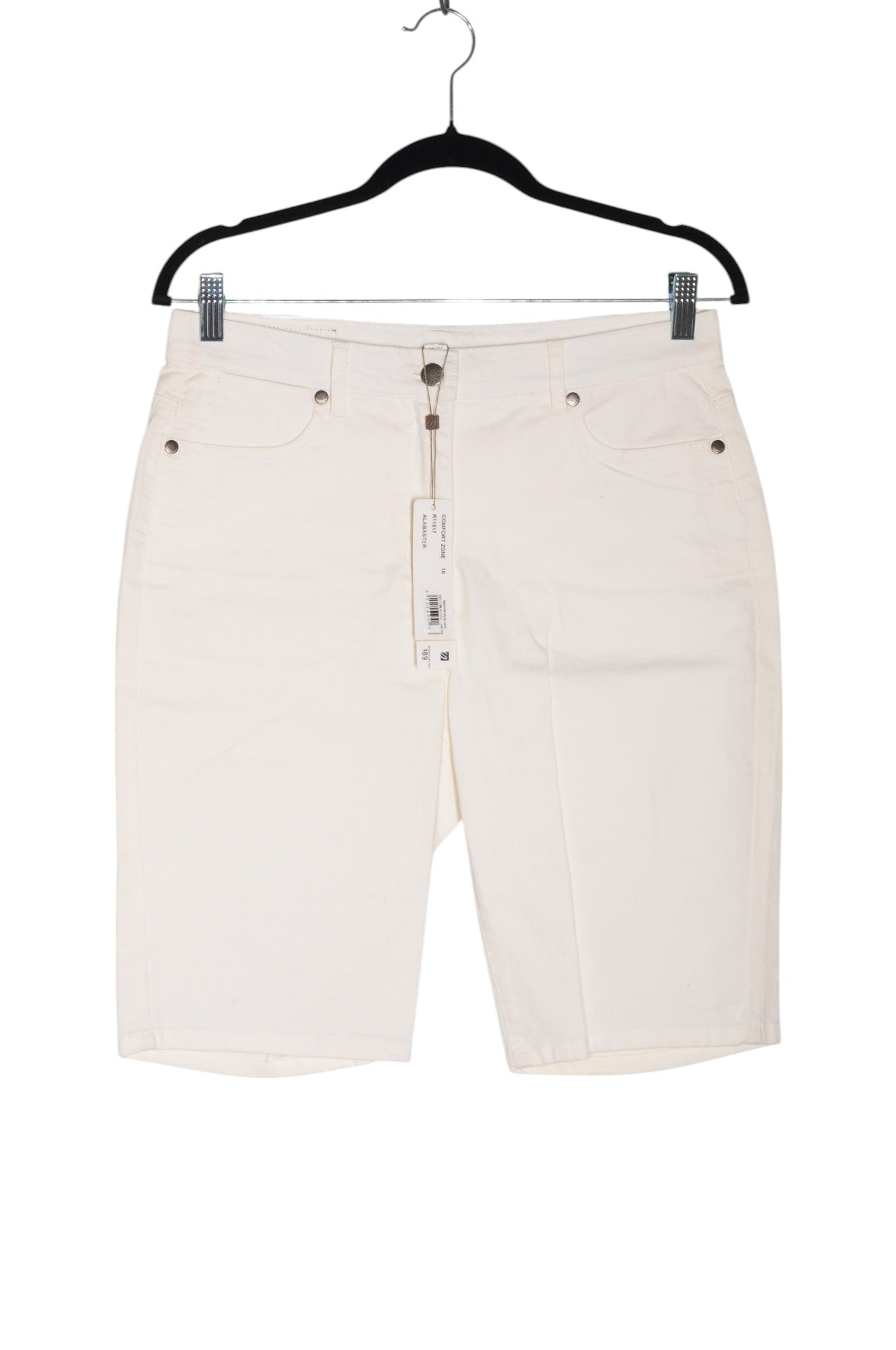SPANNER Women Classic Shorts Regular fit in White - 10 - Velora