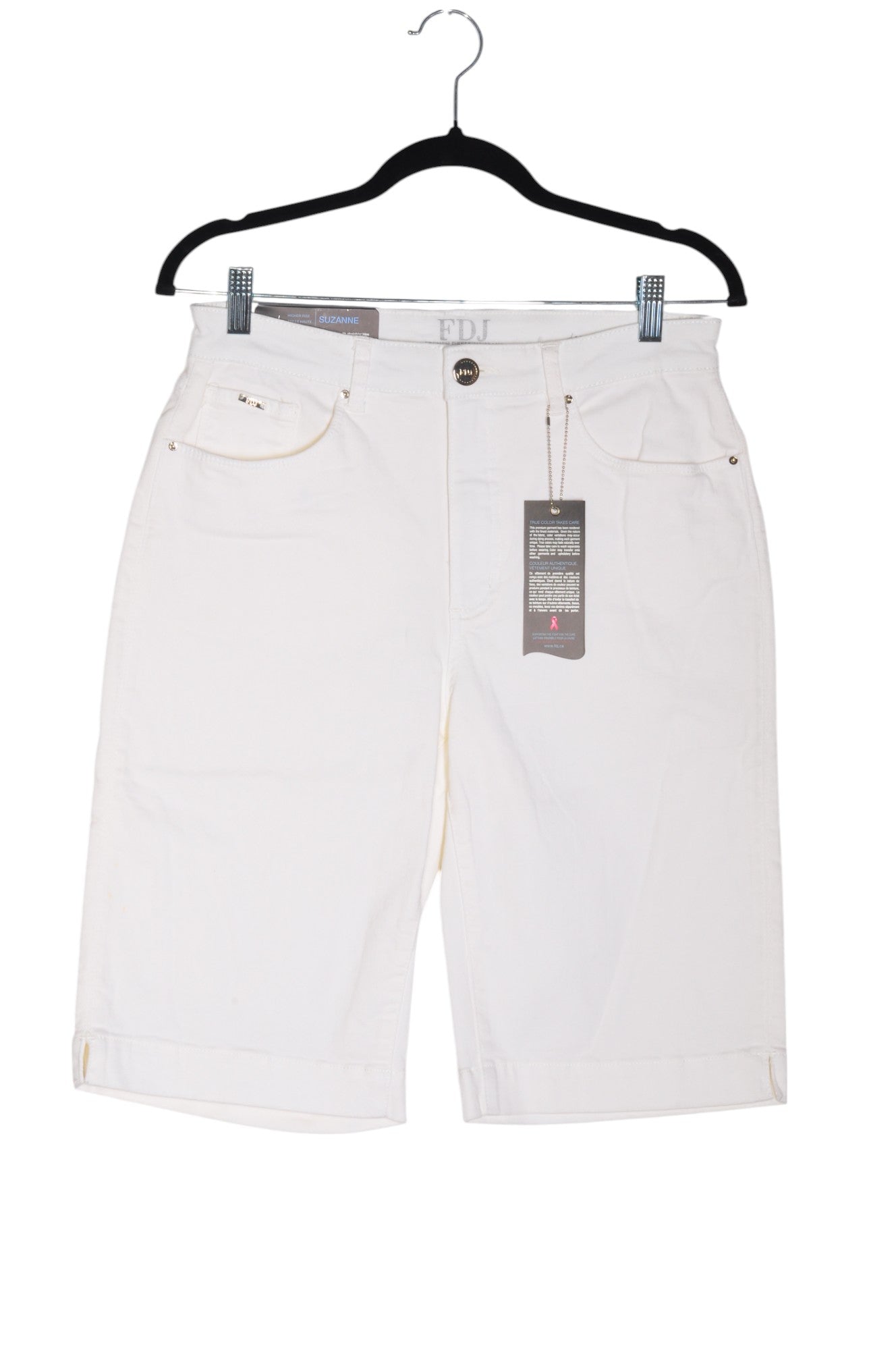 FDJ Women Classic Shorts Regular fit in White - 8 - Velora