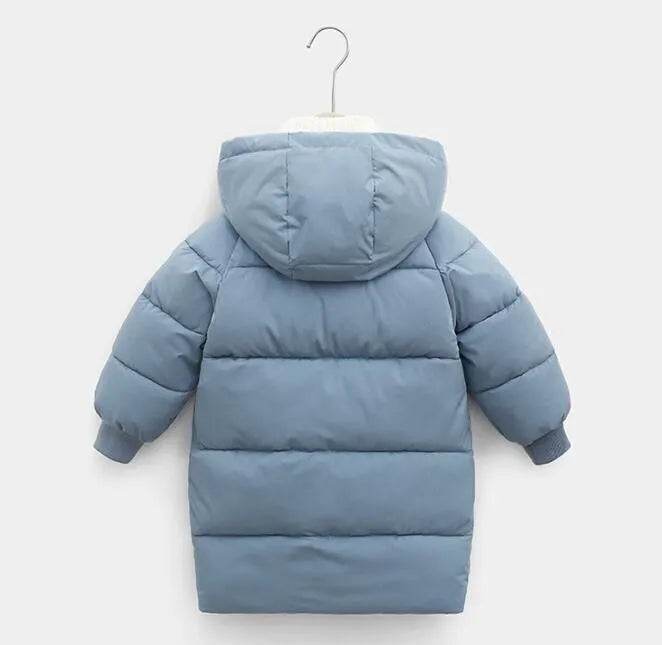 Children Winter Puffer Hoodie Windproof Jacket kids - Velora