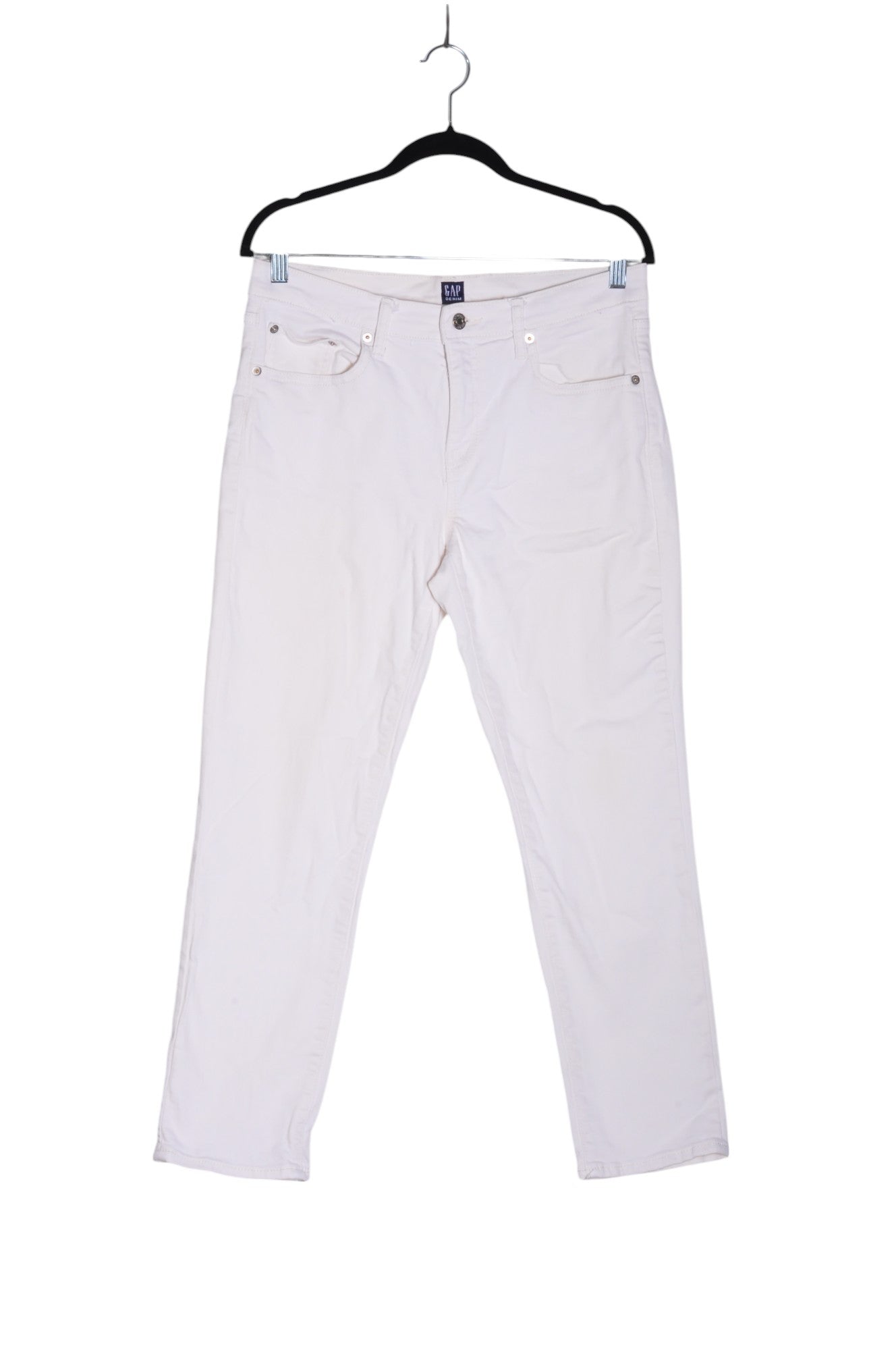 GAP Women Work Pants Regular fit in White - 29 - Velora