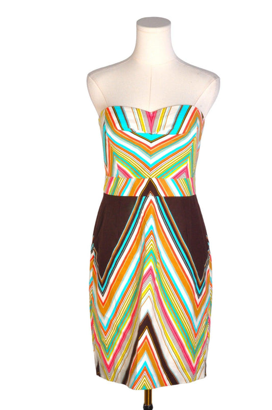 TRINA TURK Women Sheath Dresses Regular fit in Brown - 6 - Velora