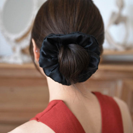 Fashion Silk Satin Hair Scrunchies Hair Ties Ponytail Holder - Velora