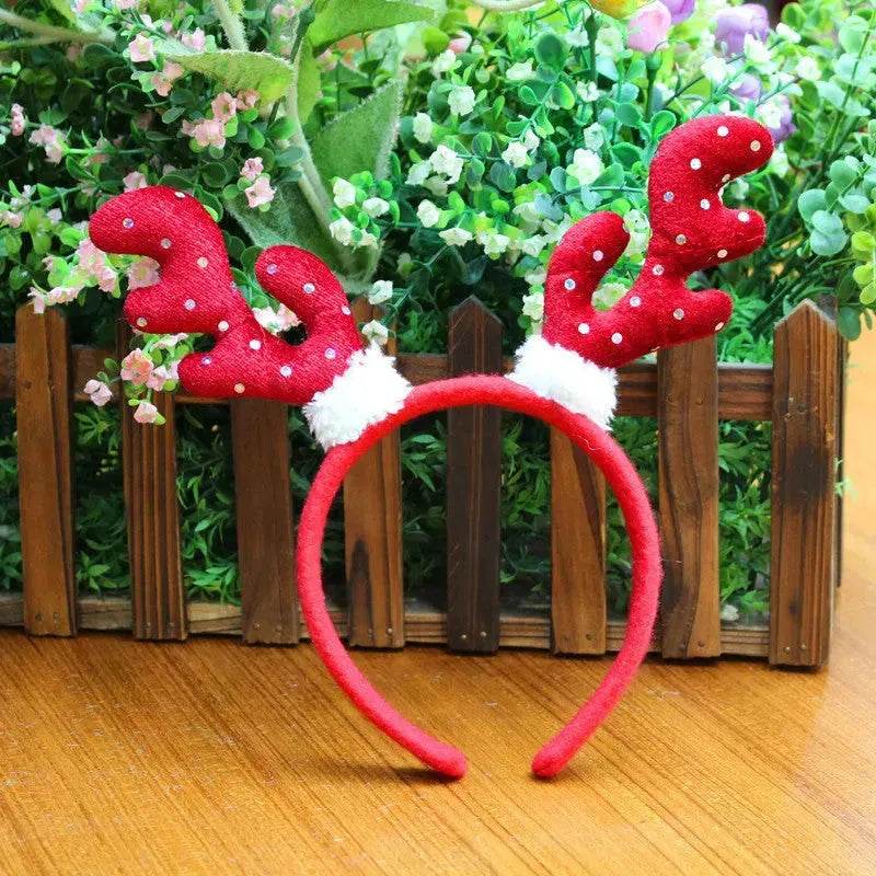Christmas Head Buckle Christmas Party Supplies Christmas Headband Gifts Christmas Headband Christmas Hat Head Buckle - Velora
