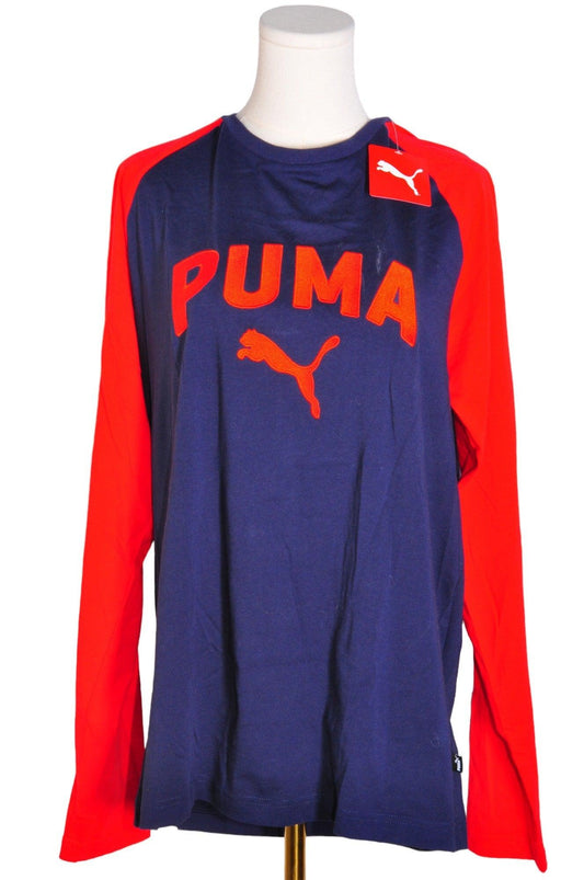 PUMA Men T-Shirts Regular fit in Blue - L - Velora