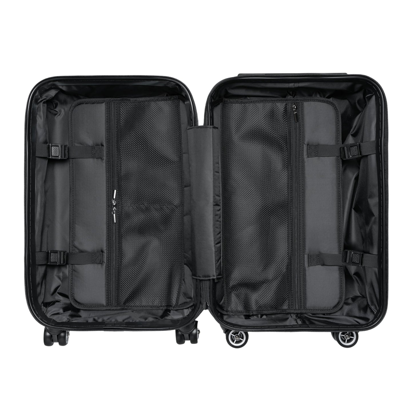 Colorful Geometric Carry-On Suitcase — Modern Abstract Travel Luggage