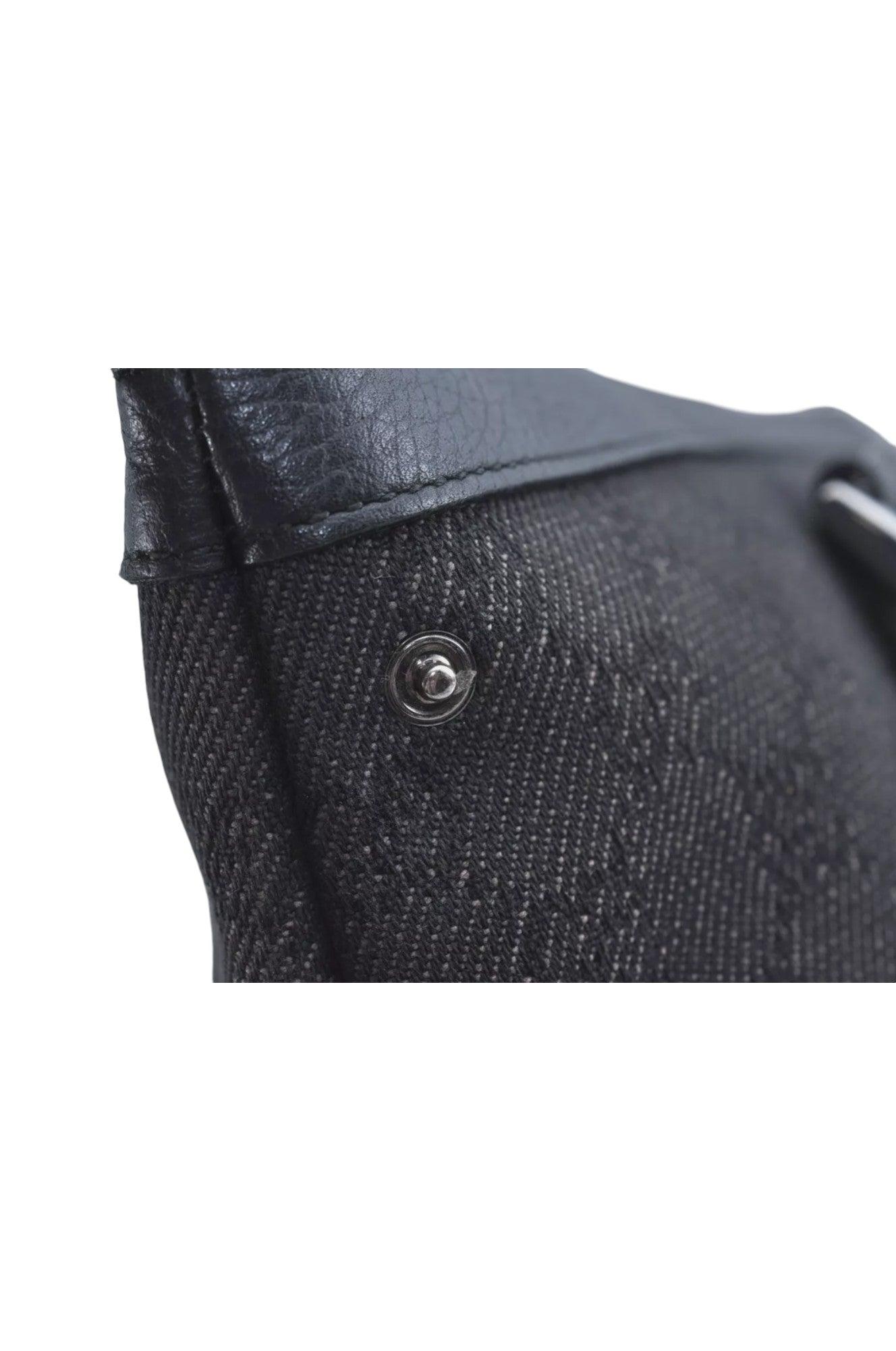 GUCCI Abbey Shoulder Tote Bag GG Canvas Leather 268640 Black L0797 - Velora