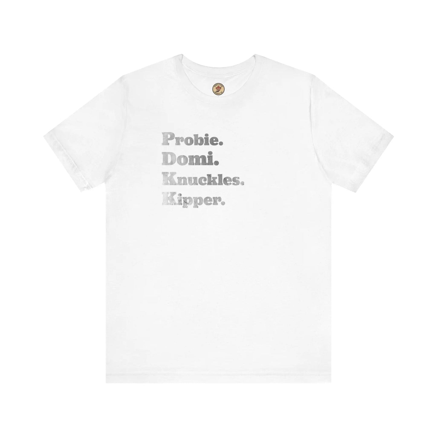 Probie Domi Knuckles Kipper T-Shirt - NHL Hockey Fighters - Maple Stick Hockey Co. - True Fan Maple Stick Hockey Co.