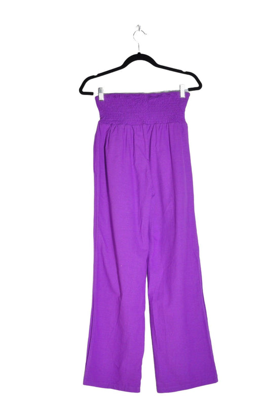 UNBRANDED Women Work Pants Regular fit in Purple - S - Velora