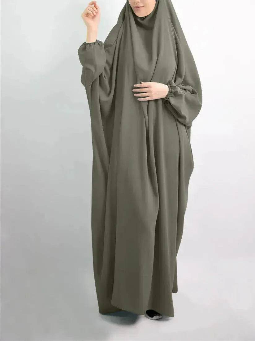 Abaya for Umrah Jalabiya for Women Plain Kaftan Abaya Arabwear for Women - Velora