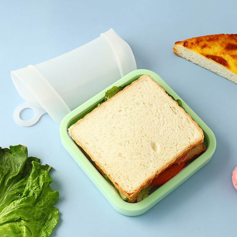 Portable Lightweight Silicone Kids Sandwich Container - Velora