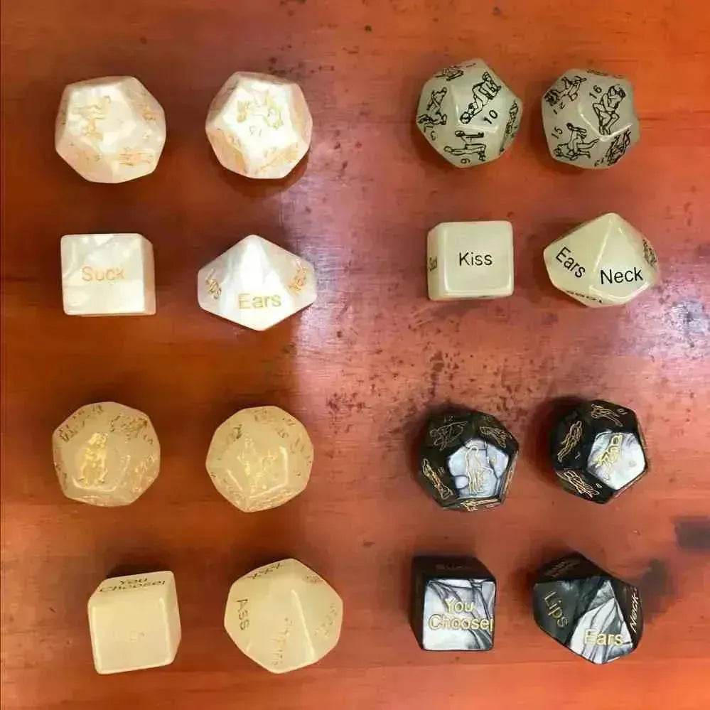 Erotic English Fun Dice Men And Women Flirting Sex Toys - Velora