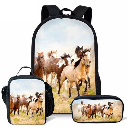 3 in 1 Matching Preschool Backpack Lunchbox Set Stationary Bag EX-STOCK Canada