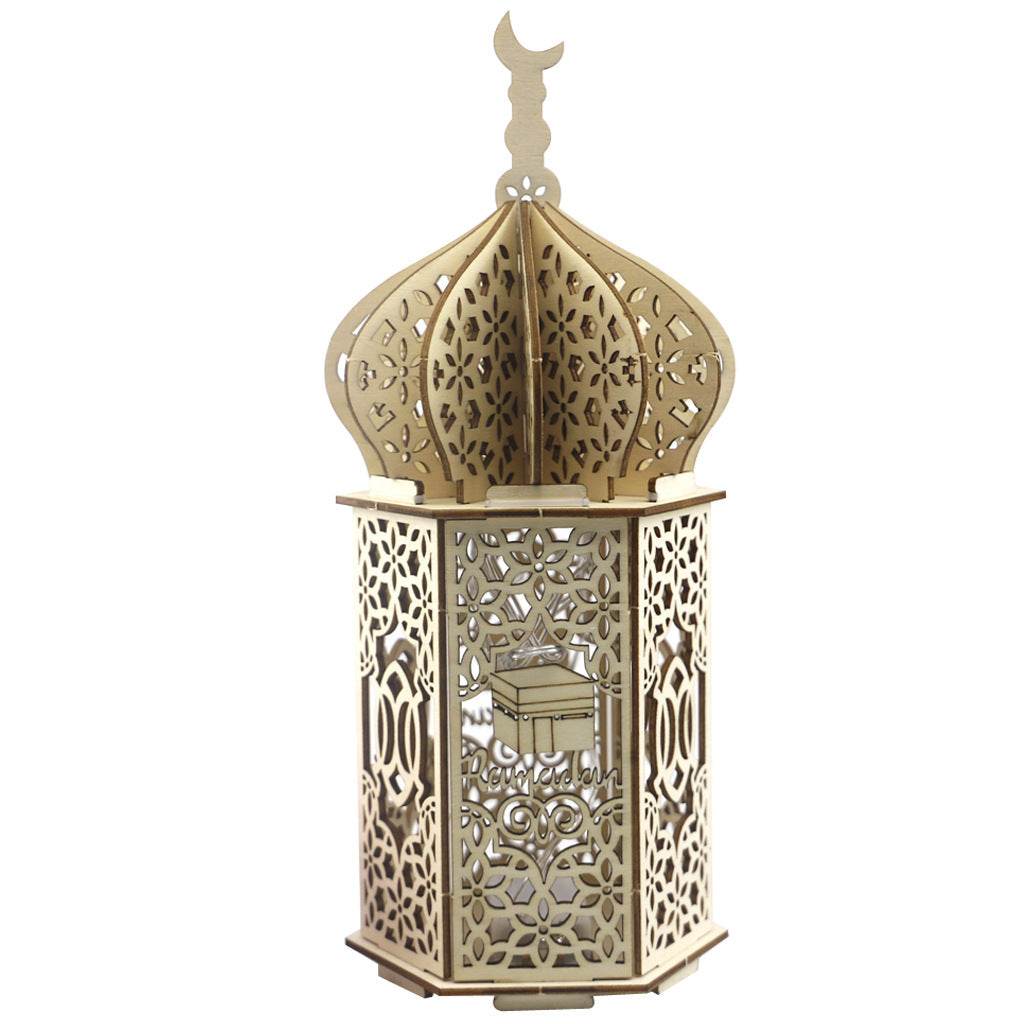 Ramadan Festival Decorative Eooden Crafts Ornaments - Velora
