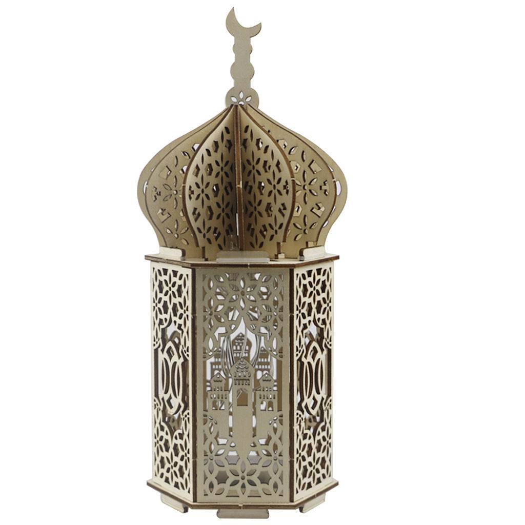 Ramadan Festival Decorative Eooden Crafts Ornaments - Velora