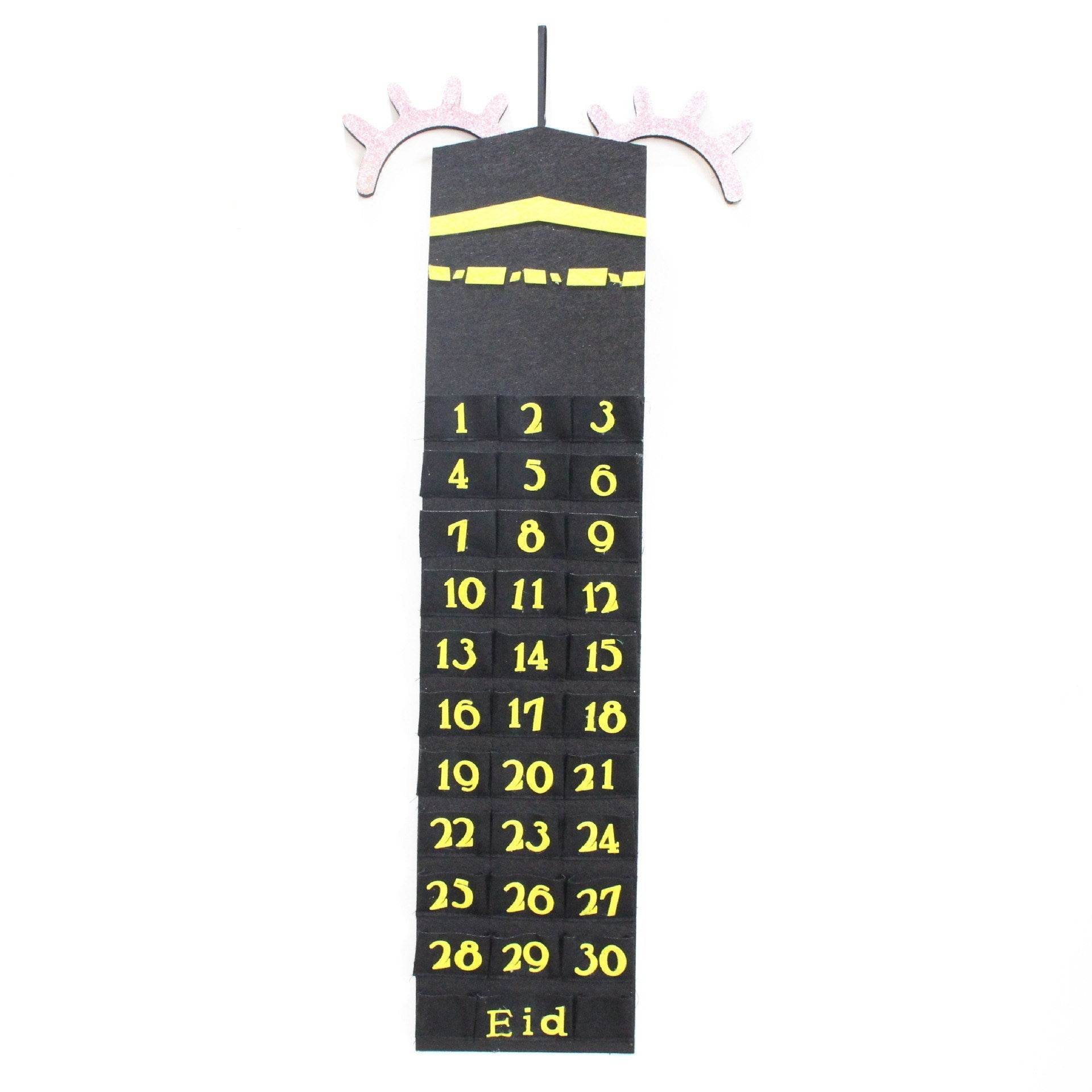 For Eid Al-Fitr And Ramadan, The Cloth Wall Calendar Carries The Bag - Velora