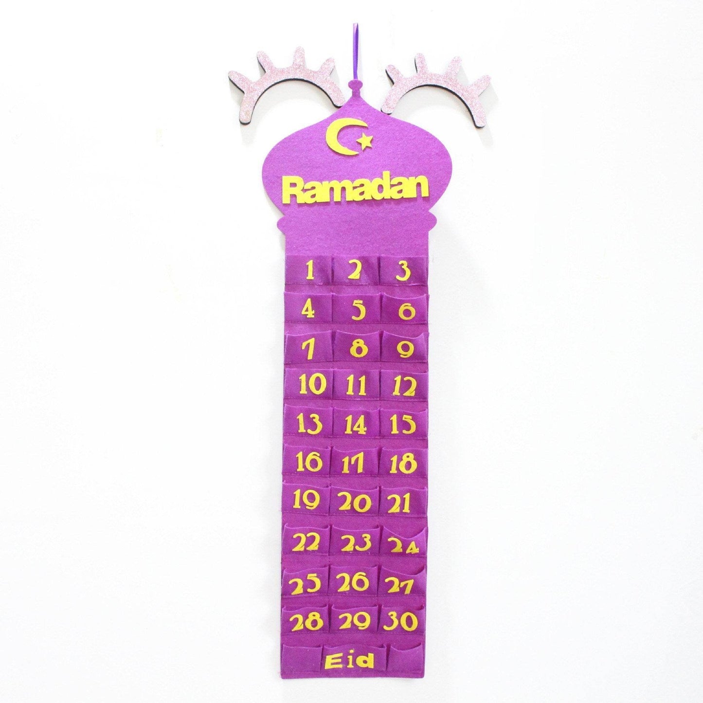 For Eid Al-Fitr And Ramadan, The Cloth Wall Calendar Carries The Bag - Velora