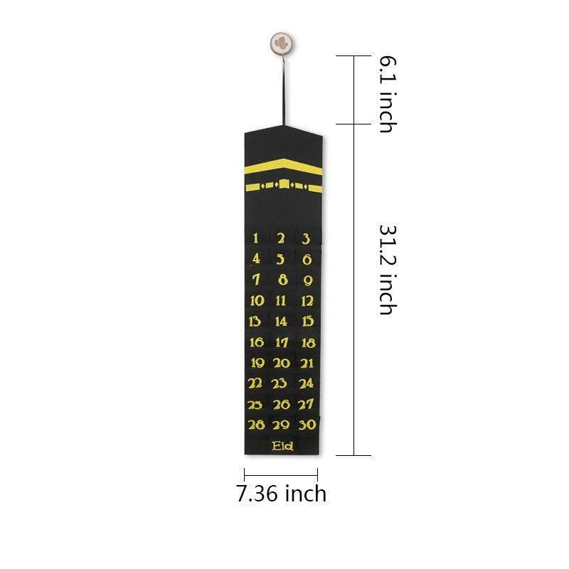 For Eid Al-Fitr And Ramadan, The Cloth Wall Calendar Carries The Bag - Velora