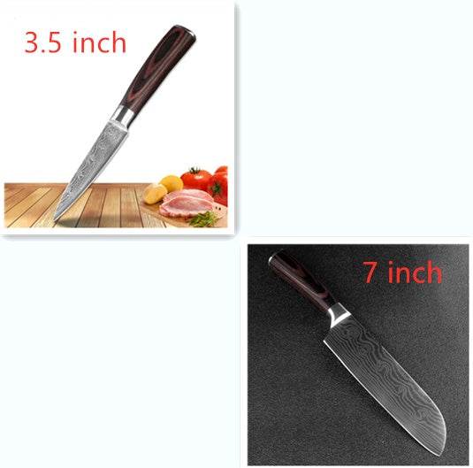 Carpenter's Special Set 6-piece Set 8-piece Set Knife Chef Knife Kitchen Knife Cooking - Velora