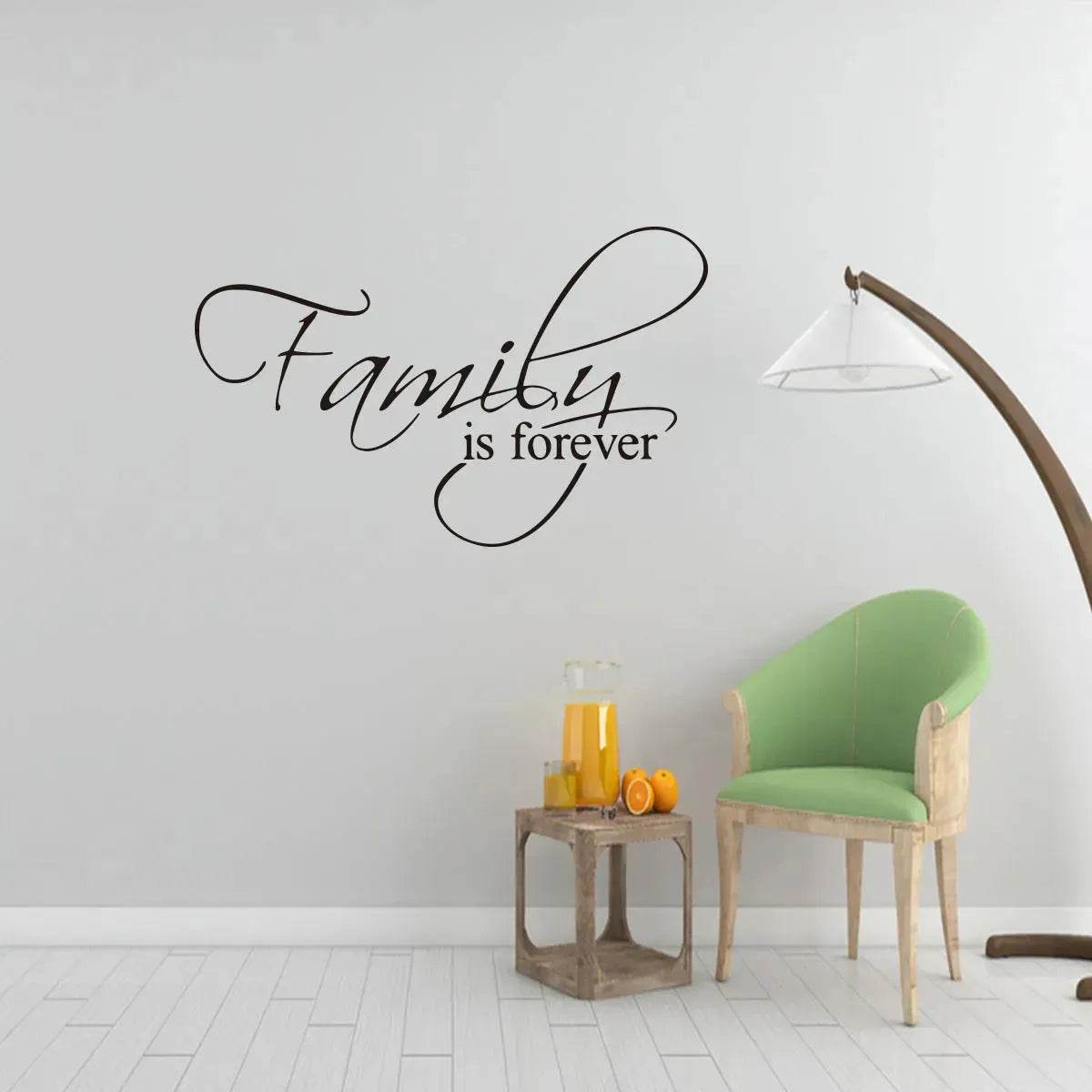 Living Room Bedroom letter decals Wall Decoration Stickers - Velora