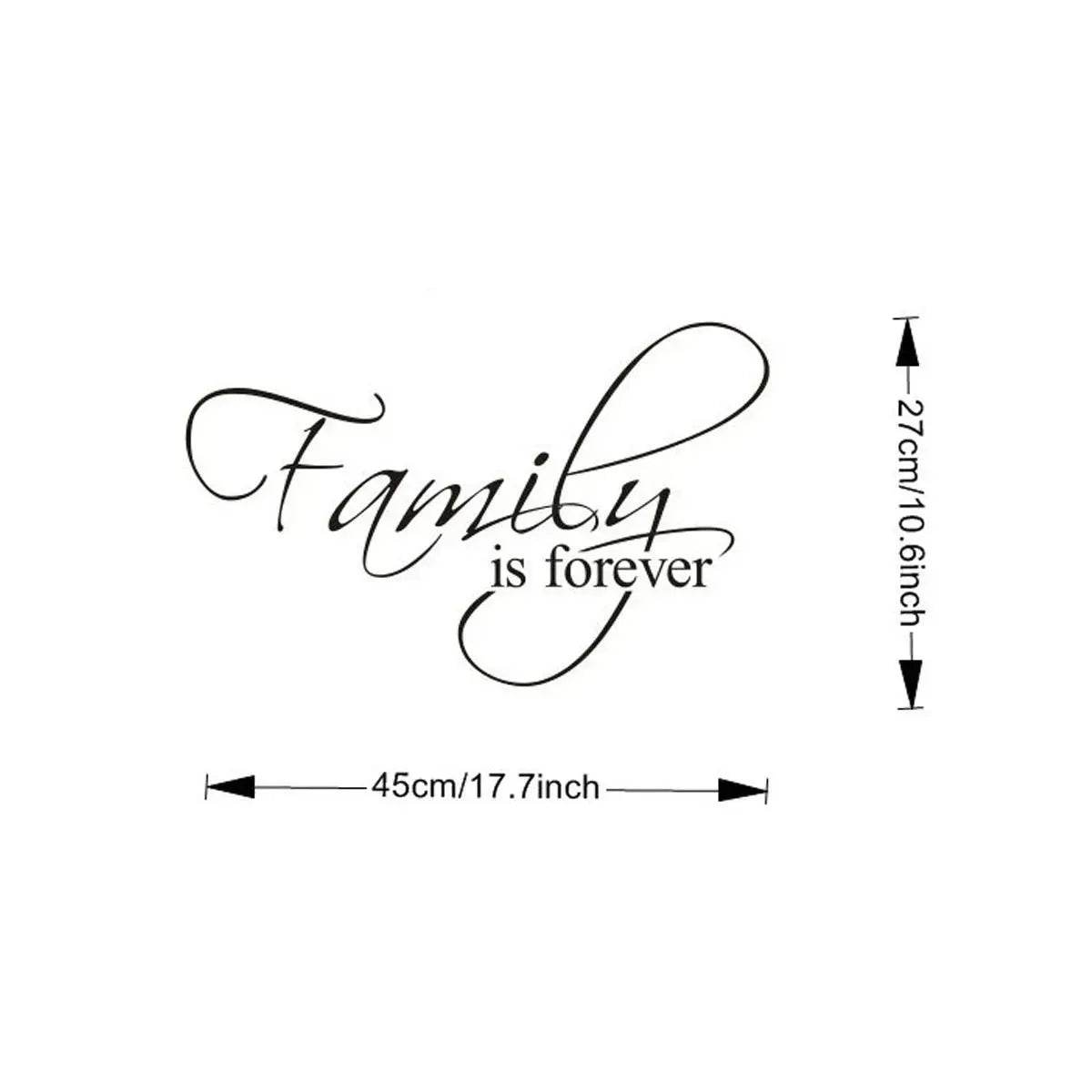 Living Room Bedroom letter decals Wall Decoration Stickers - Velora